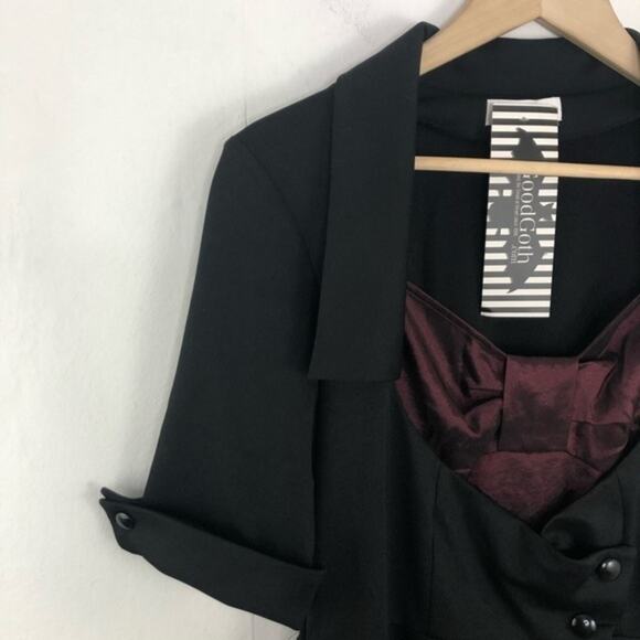 Chic Star Good Goth Red Black Halloween Dress NWT Size Medium - Picture 3 of 16